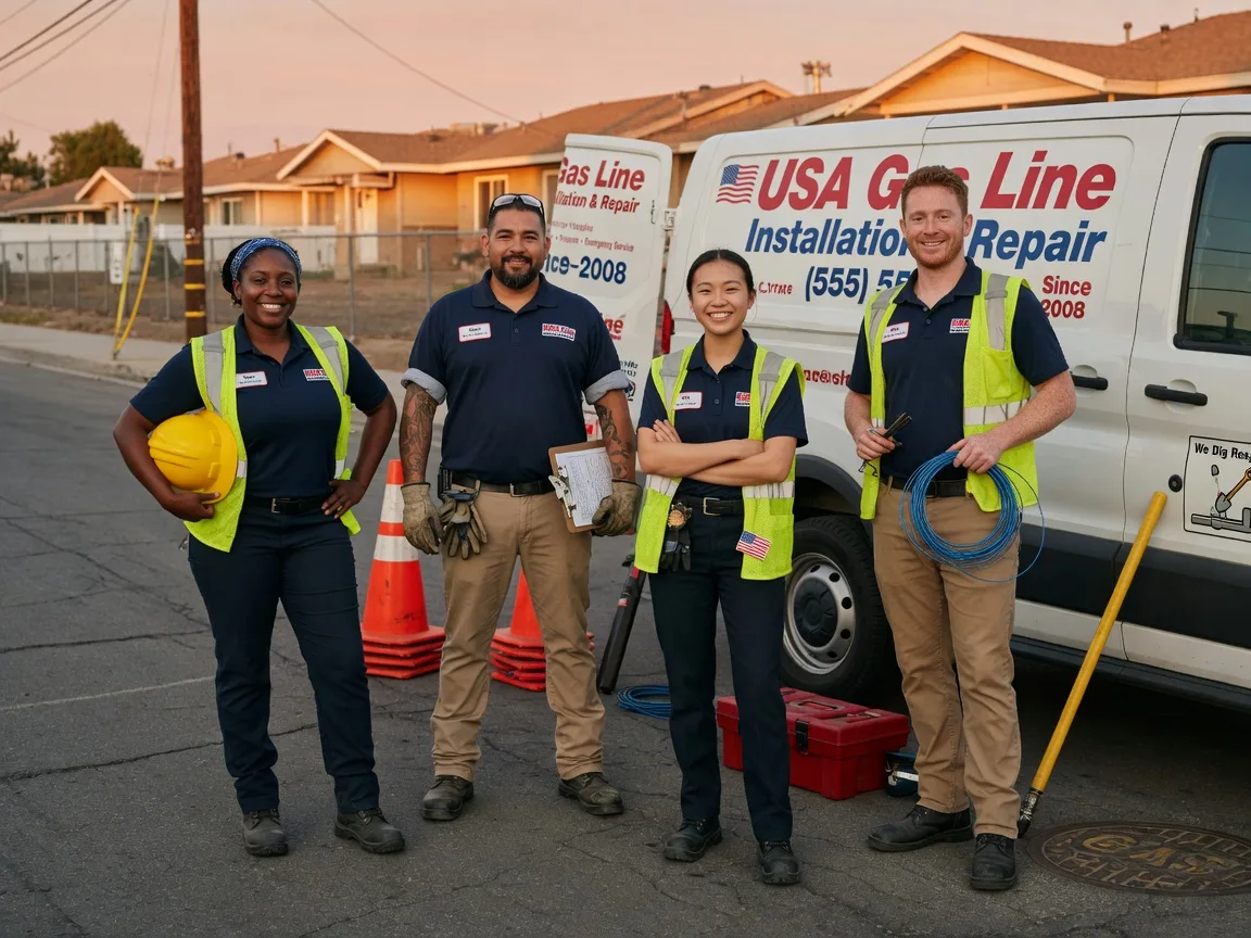 Gas Line Installation company in Regan, ND